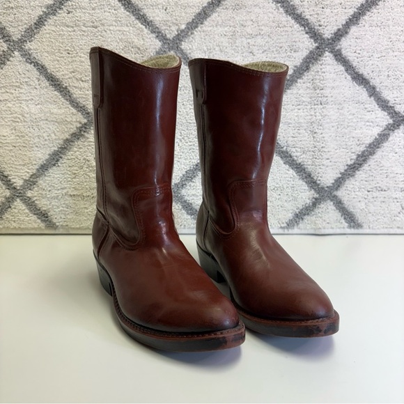 LaCrosse Other - Lacrosse Men’s 8 Made In USA Cowboy Western Rubber Boots Red Vintage